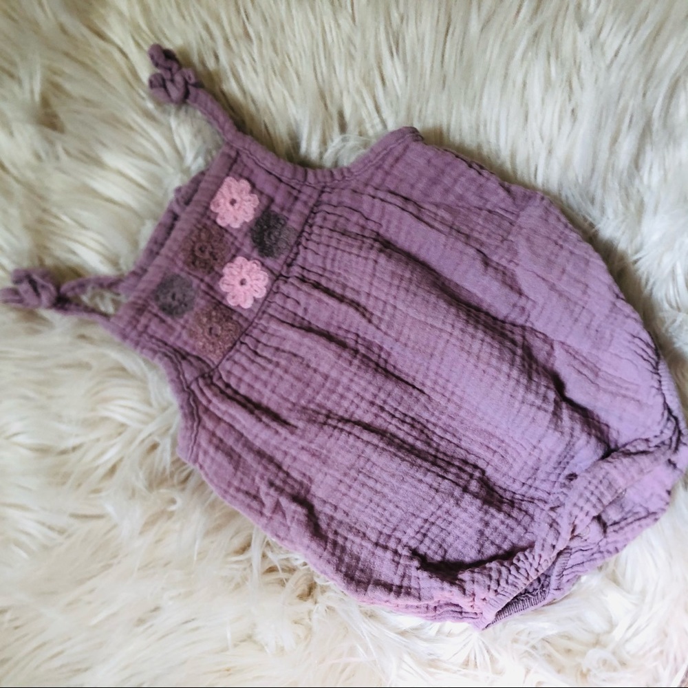 Rabbit Bear Lavender Muslin Bubble